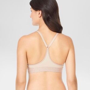 Warner’s racerback front-clasping wire-free bra